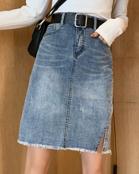 Spring and summer package hip long skirt for women