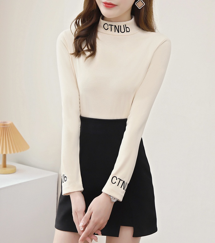 Thermal bottoming shirt autumn and winter T-shirt for women