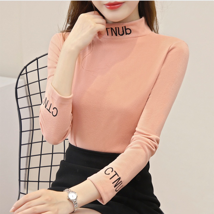 Thermal bottoming shirt autumn and winter T-shirt for women