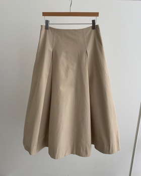 All-match temperament autumn simple Korean style skirt
