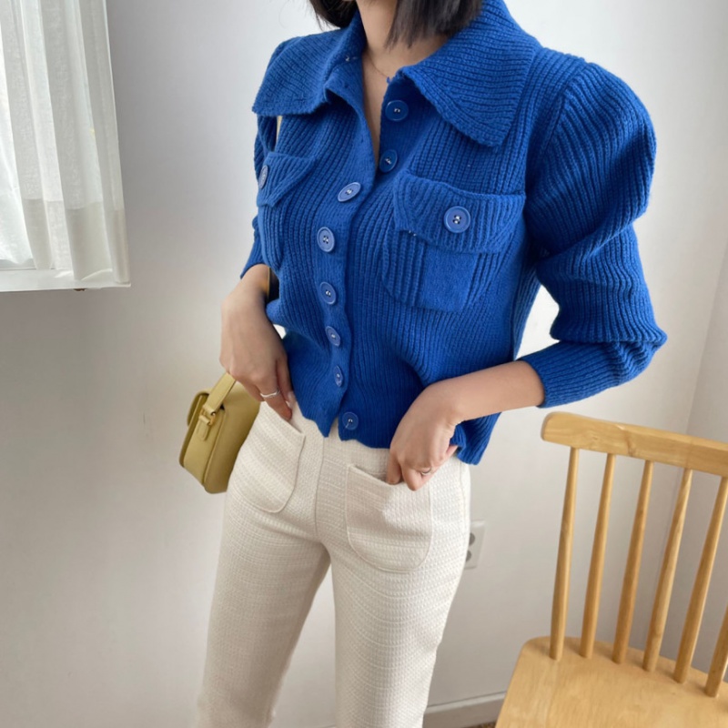 All-match Korean style cardigan single-breasted tops