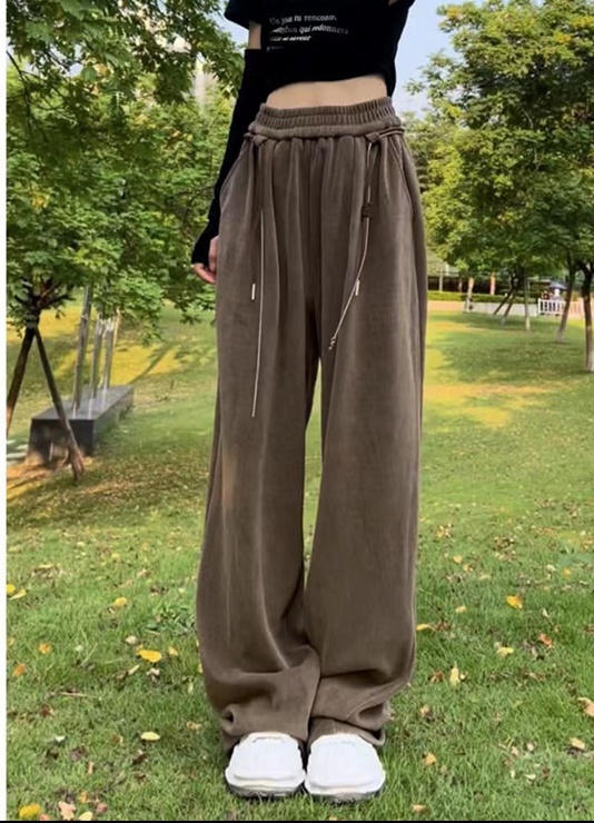 Autumn and winter wide leg pants casual pants for women