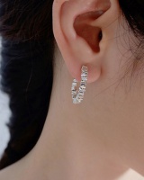 Sterling silver stud earrings fashion earring
