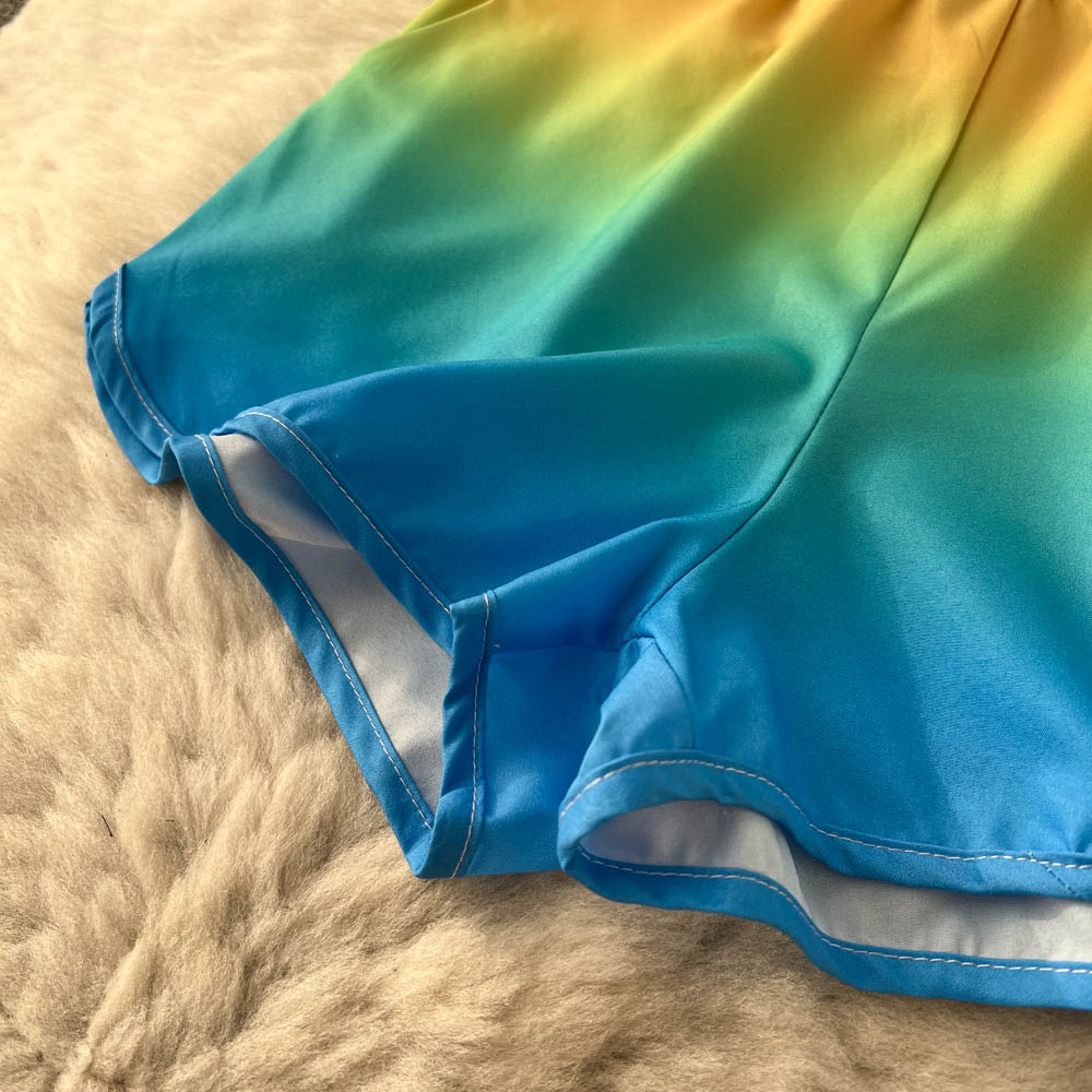 Sexy shorts halter shirt 3pcs set for women