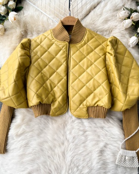 Puff sleeve knitted coat Korean style shawl