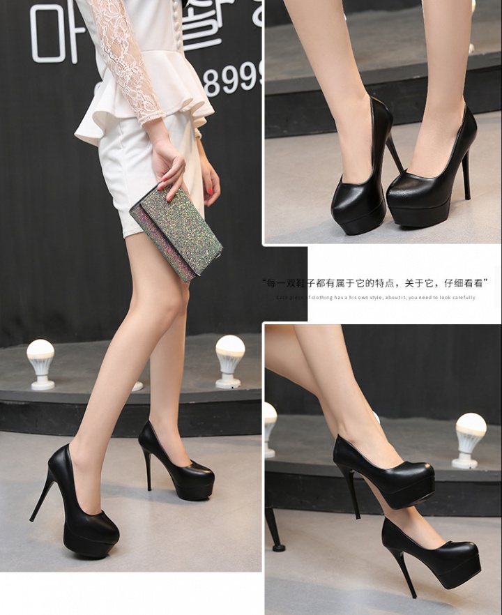 Profession high-heeled shoes fine-root platform for women