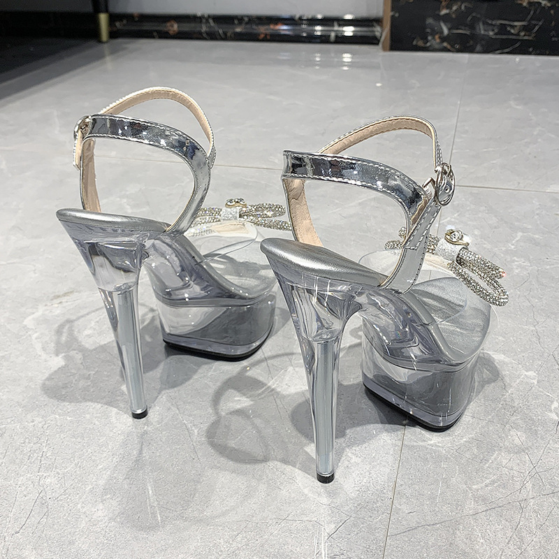 Pointed catwalk wedding platform fashion nightclub shoes