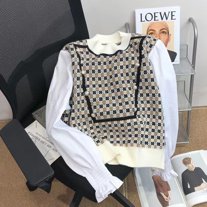 Fashion and elegant tops spring sweater for women