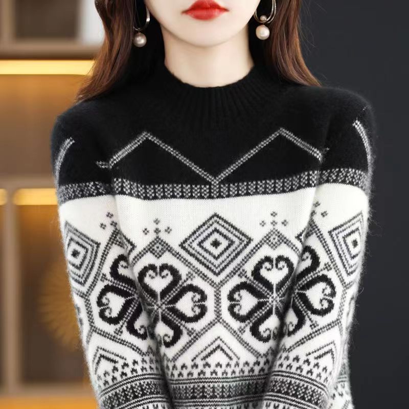 Fashion sweater thick bottoming shirt for women