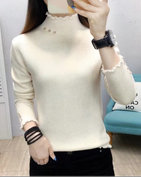 Autumn and winter thermal plus velvet sweater for women