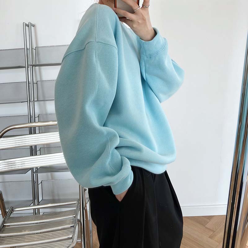 Autumn and winter hoodie thick tops for women