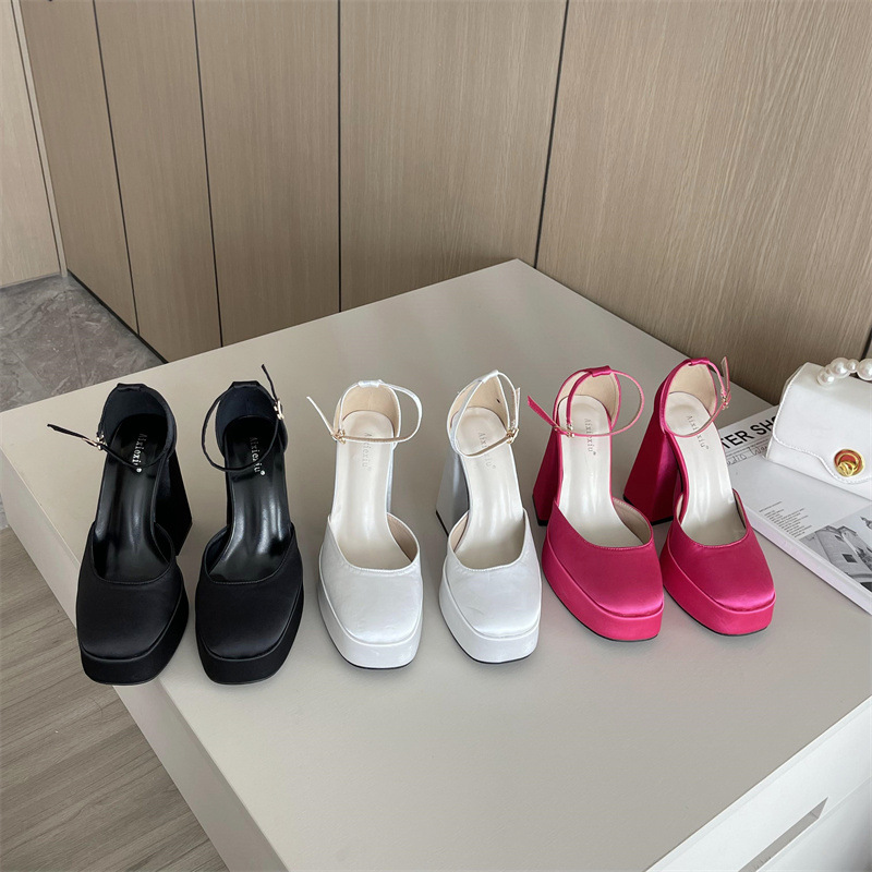 Korean style European style thick shoes for women