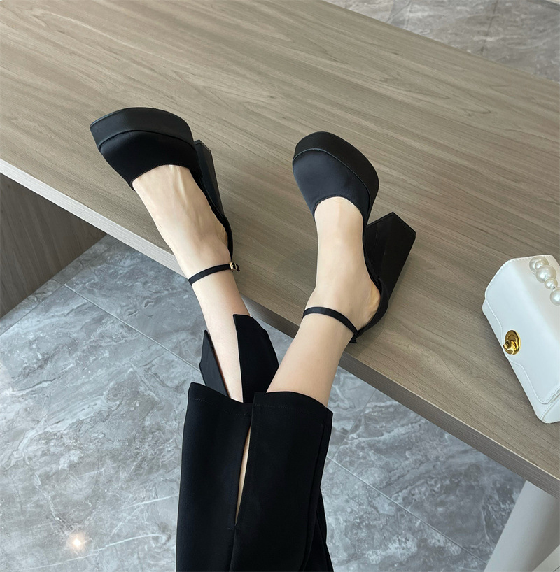 Korean style European style thick shoes for women