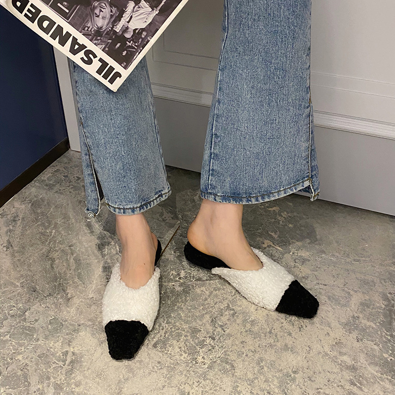 European style elmo slippers for women