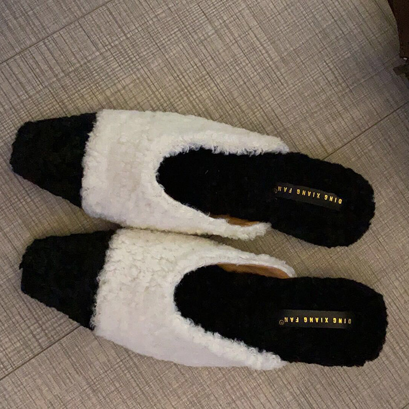 European style elmo slippers for women