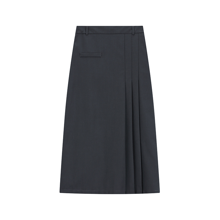 College style long dress autumn and winter skirt