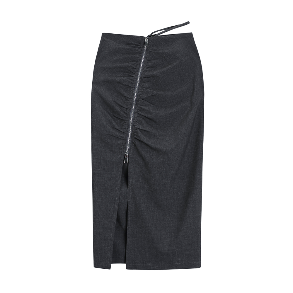 Zip long dress spicegirl skirt for women