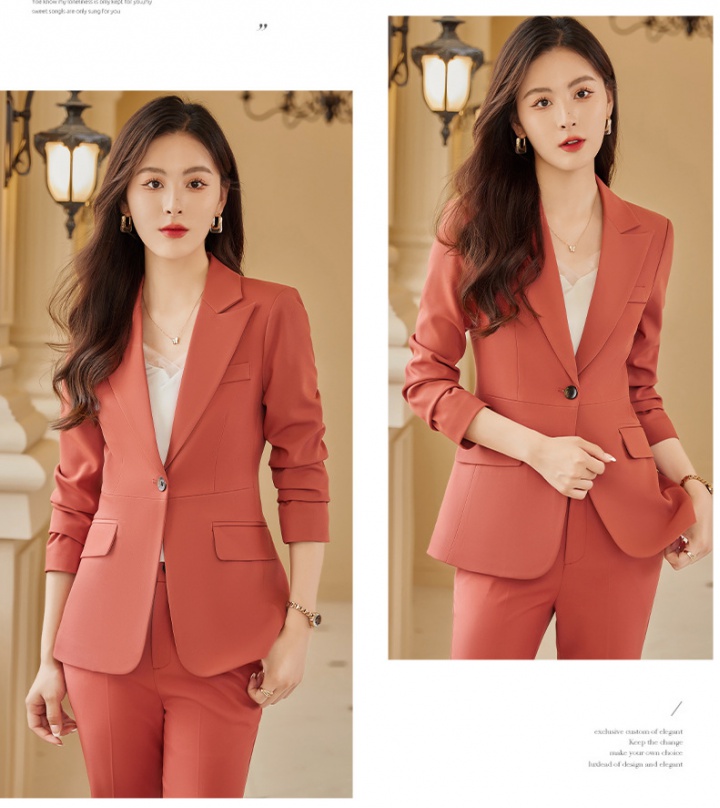 Western style business suit coat 2pcs set for women