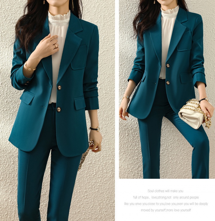 Loose business suit coat 2pcs set for women