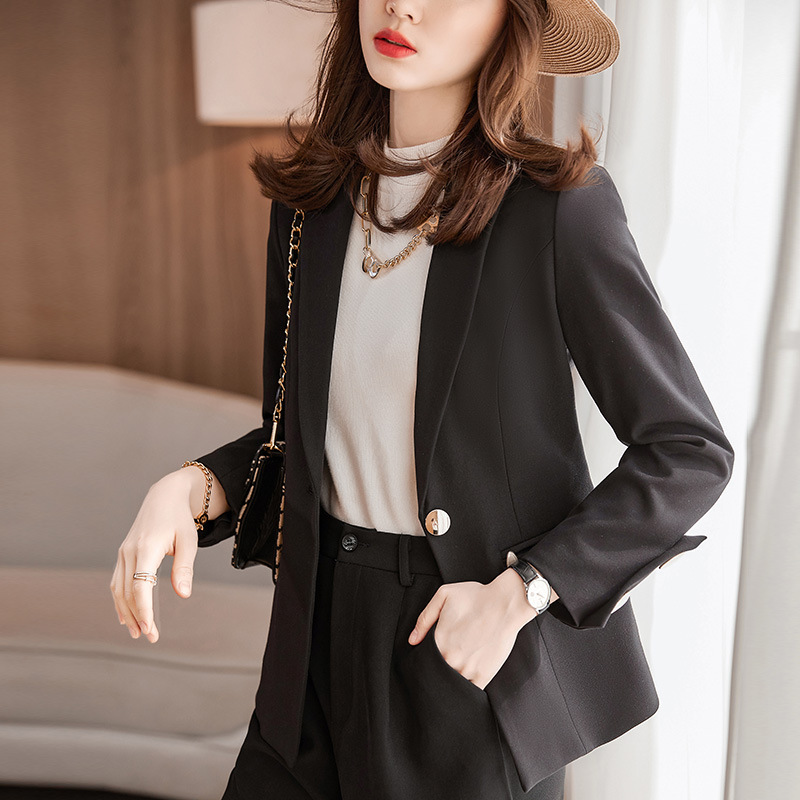 Spring and autumn business suit tops for women