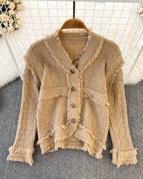 Knitted sweater fashion and elegant cardigan for women