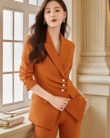 Black autumn coat fashion business suit 2pcs set