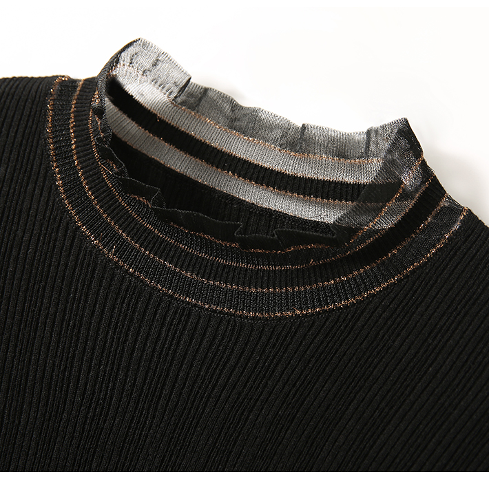 Wood ear temperament wool refinement sweater for women
