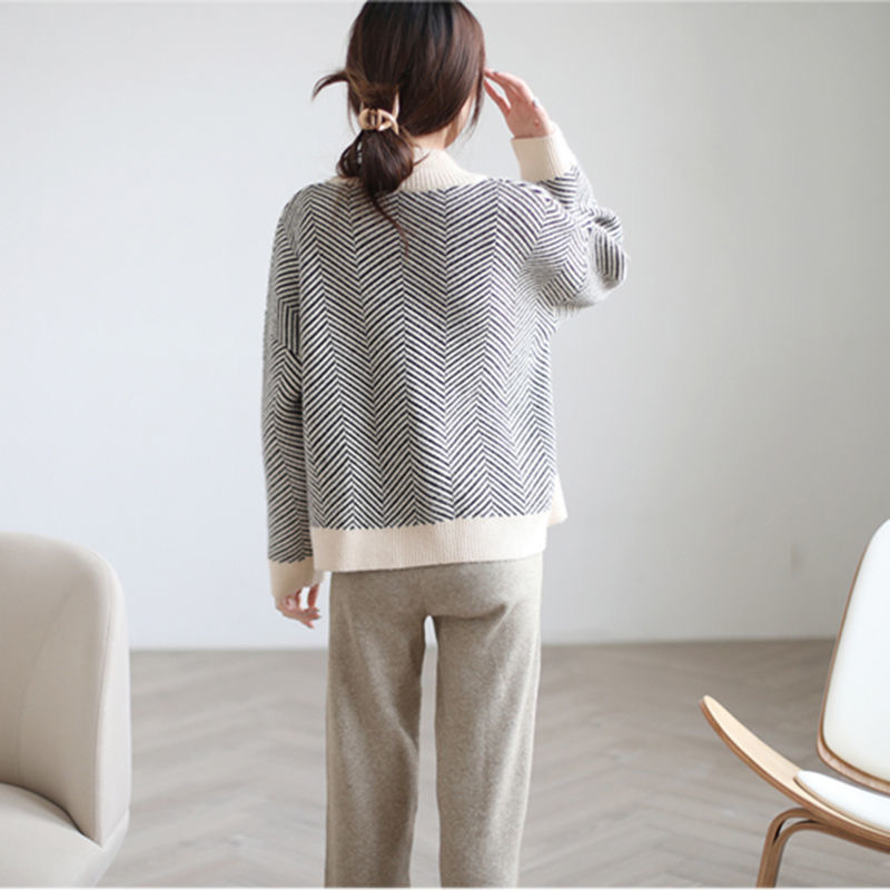 Lazy thick coat autumn and winter sweater for women