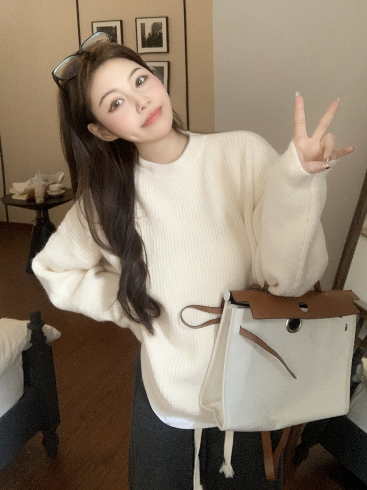 Pullover all-match autumn and winter Korean style sweater