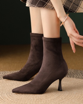 Elasticity autumn and winter boots fashion short boots