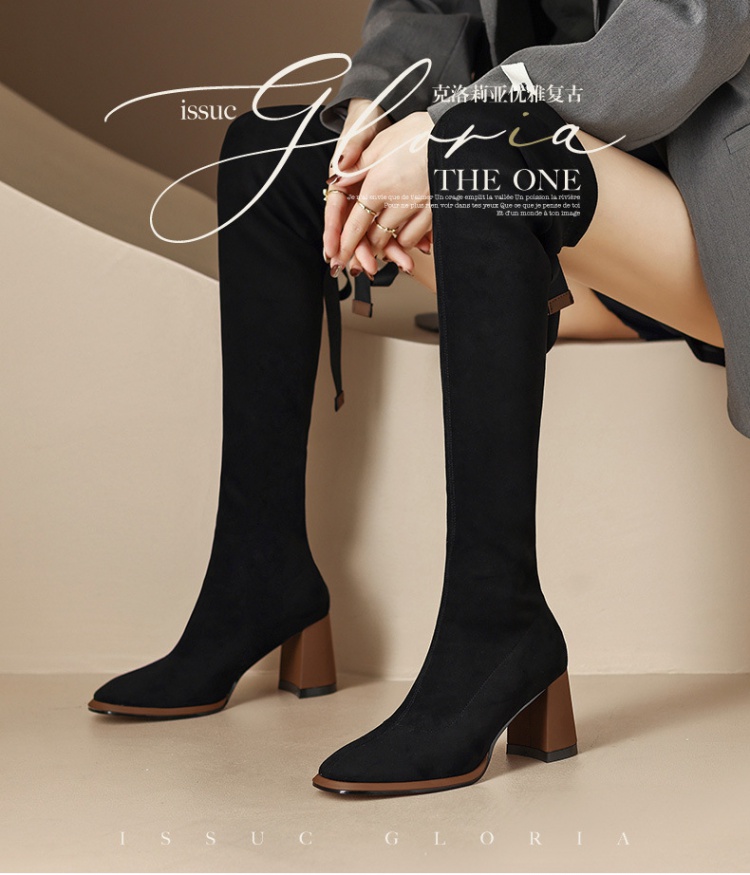 Fashion Korean style boots high-heeled women's boots