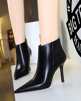 Nightclub pointed ankle boots winter women's boots
