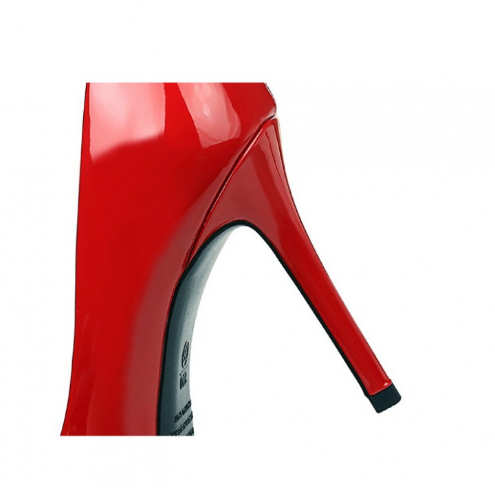 All-match simple high-heeled shoes patent leather shoes