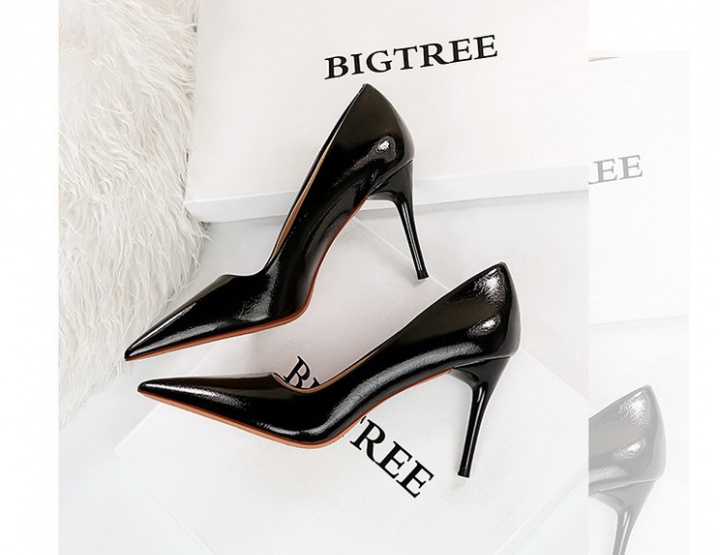 Metal high-heeled shoes shoes for women