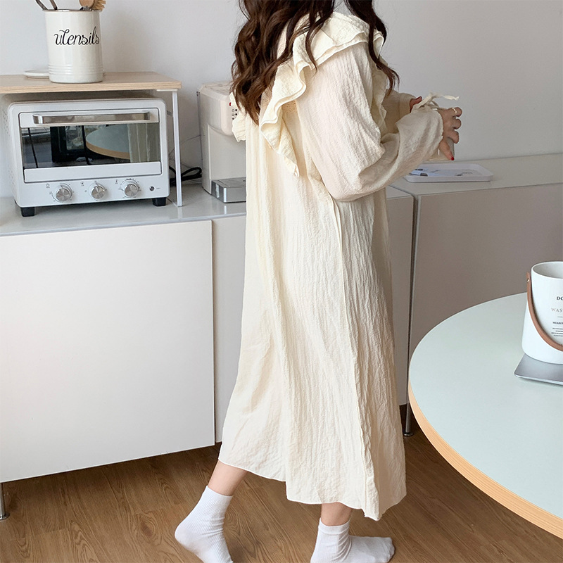 Homewear fresh night dress thermal pajamas for women
