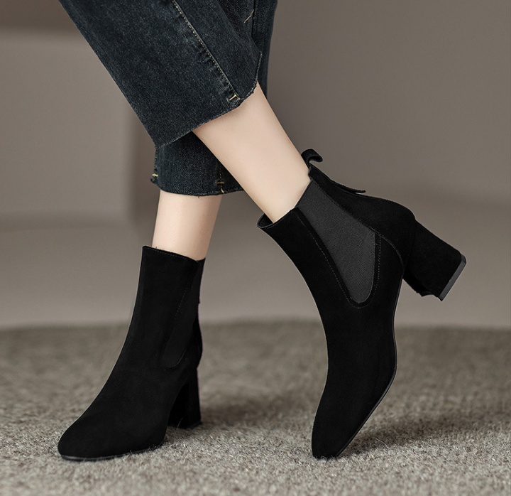 Thick cowhide women's boots autumn and winter shoes for women