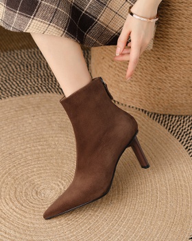 High-heeled pointed women's boots autumn and winter boots