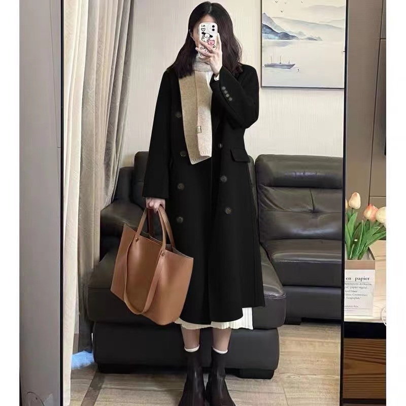 Autumn and winter coat France style overcoat