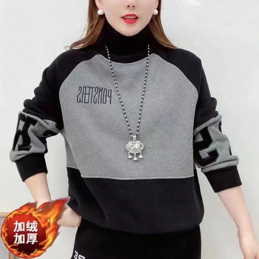 Fashion Western style tops mixed colors hoodie for women
