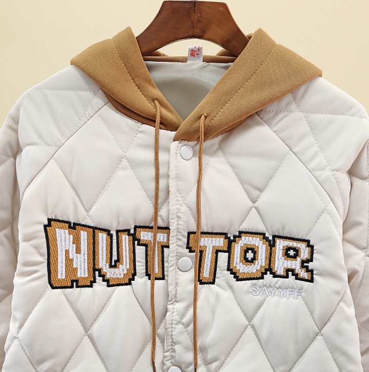Quilted clip cotton cotton coat hooded coat for women