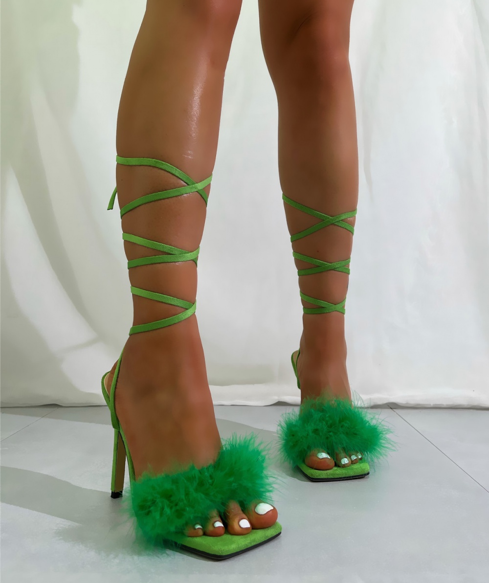 Summer frenum sandals European style high-heeled shoes