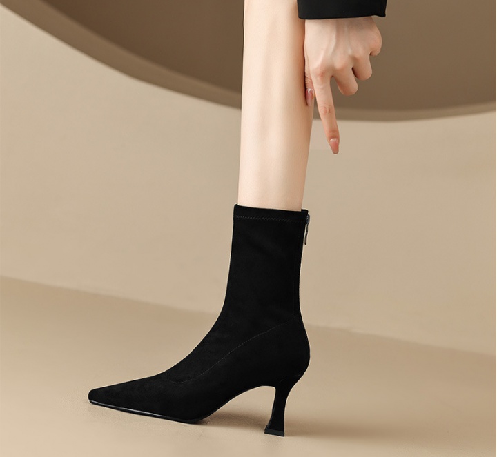 Spring and autumn elasticity boots fashion women's boots