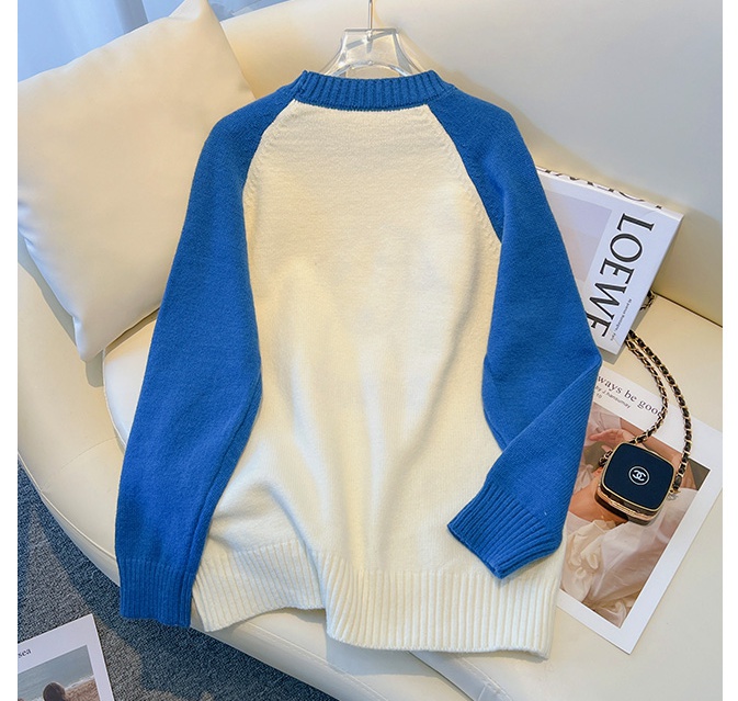 Autumn and winter line wool round neck sweater for women