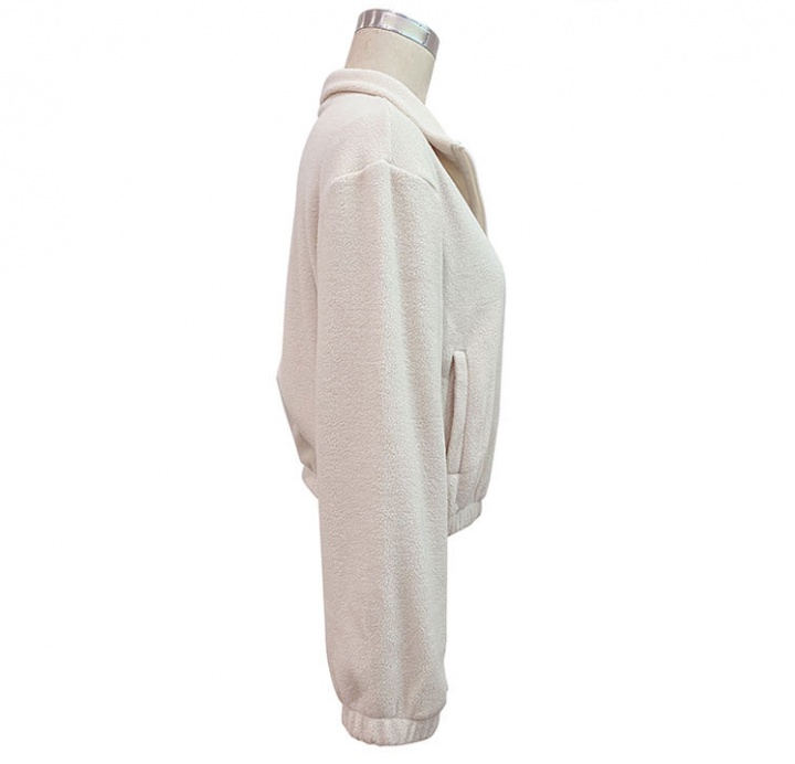 Long sleeve fleece fashion jacket for women