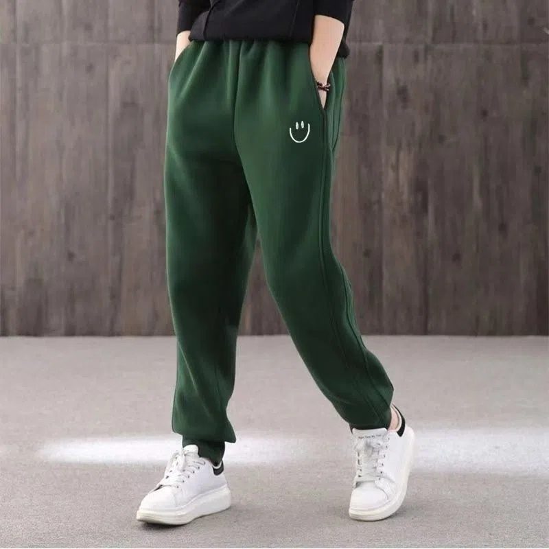 Thick all-match sweatpants autumn and winter casual pants for women