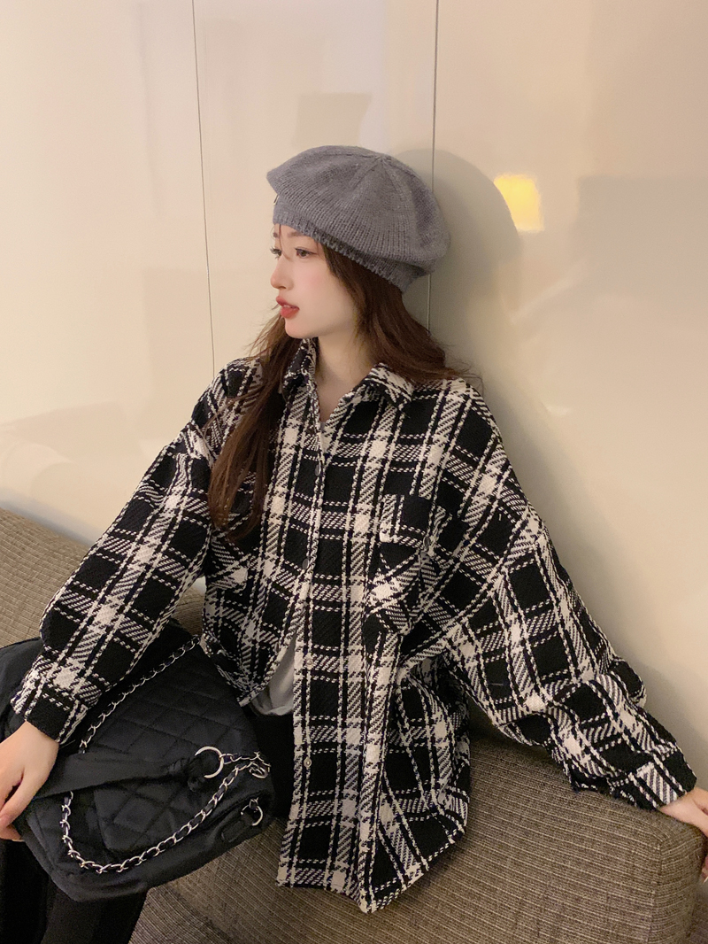 Thick long sleeve coat Casual shirt for women