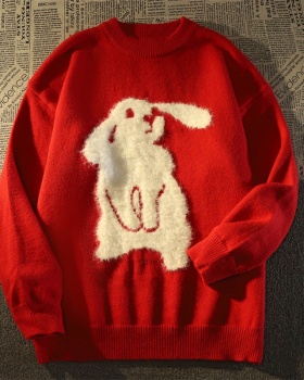 Rabbit autumn and winter sweet style sweater for women