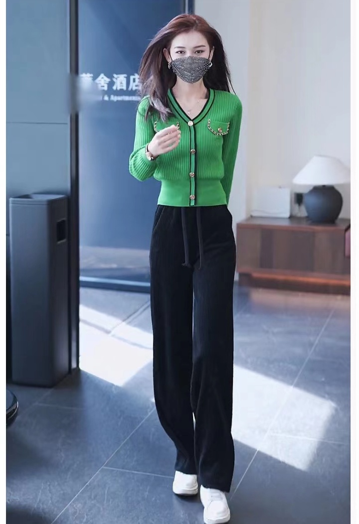 Autumn and winter pants wide leg pants for women