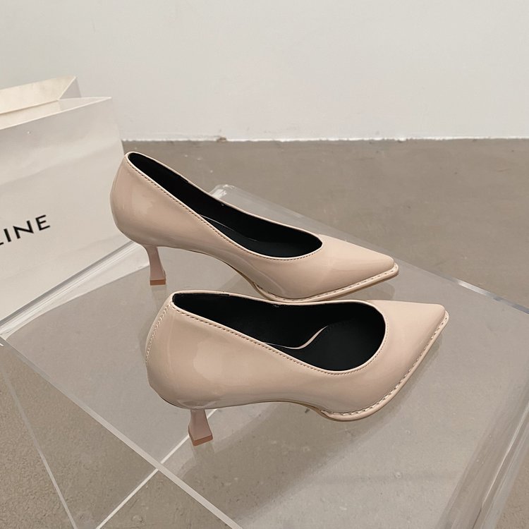 Korean style shoes fashion high-heeled shoes for women