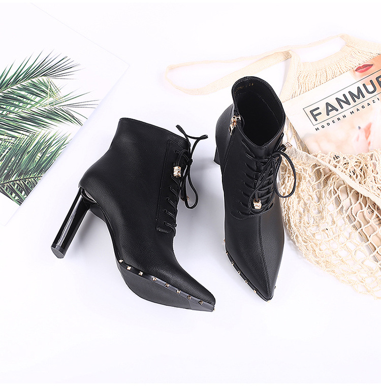 Pointed short boots martin boots for women